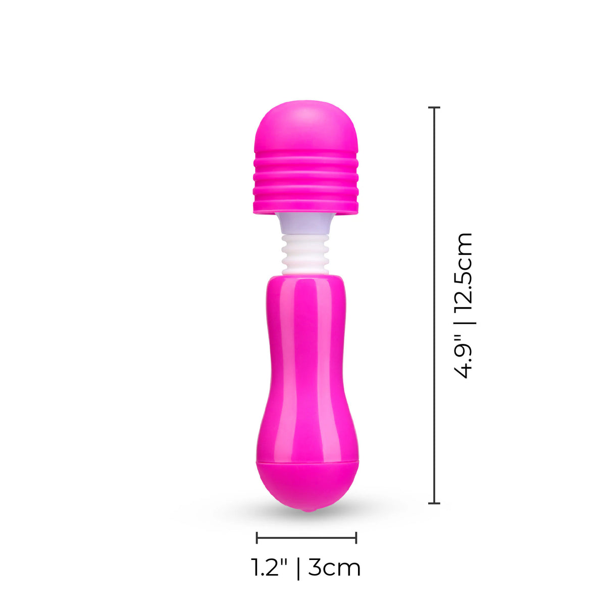 Rechargeable Vibrating Pink Mini Wand