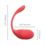 Lovense Vulse Rechargeable Silicone Thrusting Egg Vibrator