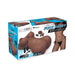 Front view of the packaging of the Luvdollz Remote Control Fuck Buddy in mocha color