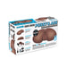 Back view of the packaging of the Luvdollz Remote Control Vibrating Butt in mocha color