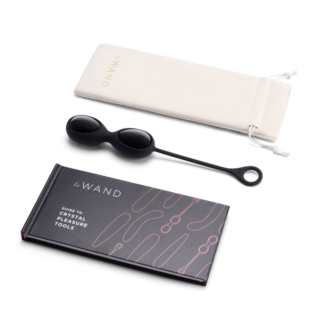 Le Wand Crystal Yoni Eggs (Black)