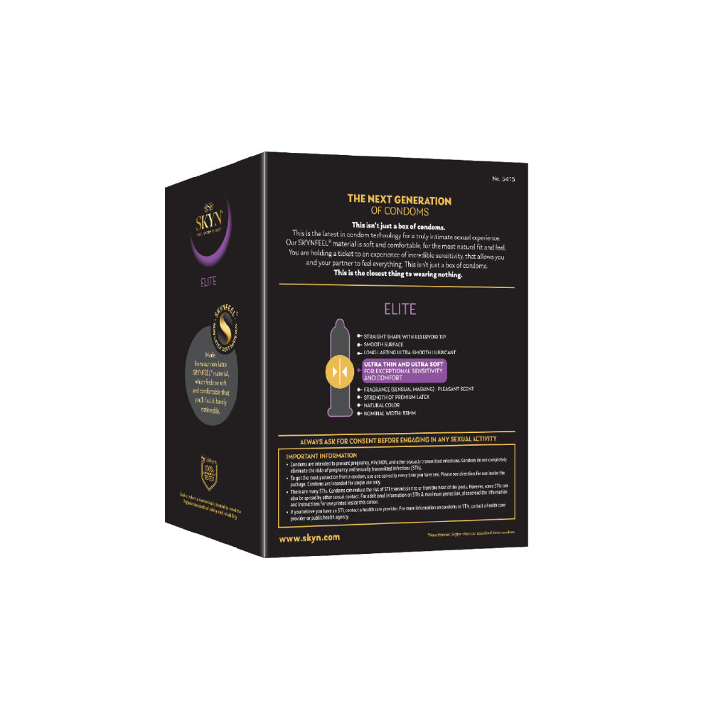 SKYN Elite 22 Count Non-Latex Lubricated Condoms