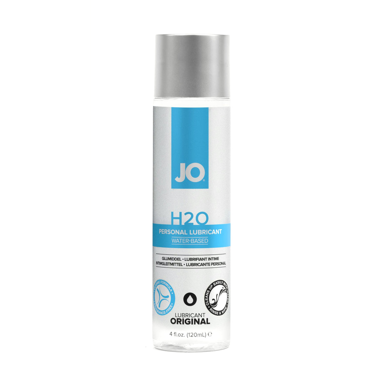 System JO H2O Original Water-Based Lubricant 4 Fl.Oz. (120 ML)