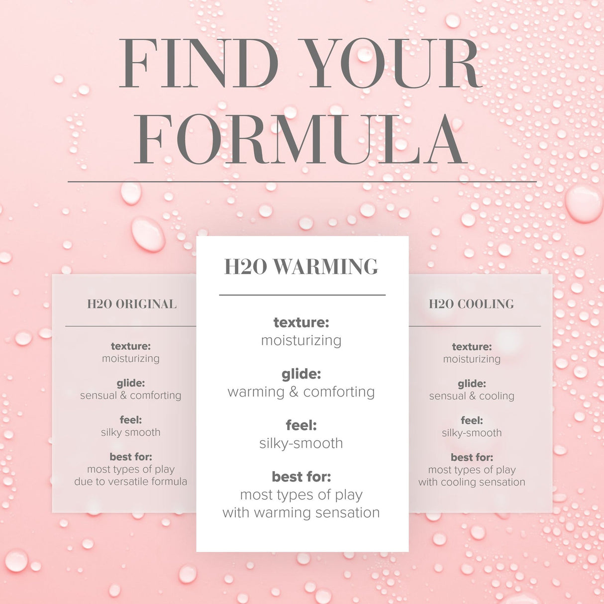 System JO H2O Water-Based Warming Lubricant 2 Fl.Oz. (60 ML)