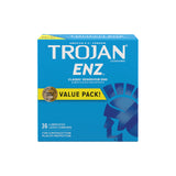 Trojan ENZ Classic Reservoir End 36 Count Lubricated Latex Condoms