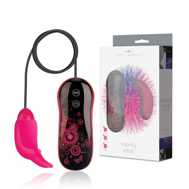 Packaging of the Vibe Therapy - Insanity Rabbit in Pink & Black color