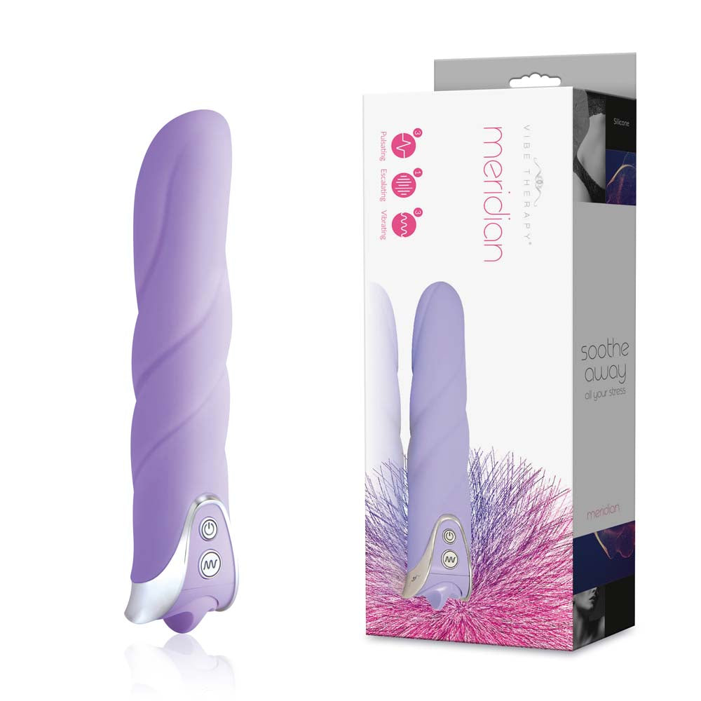 Packaging of the Vibe Therapy - Meridian in Purple color