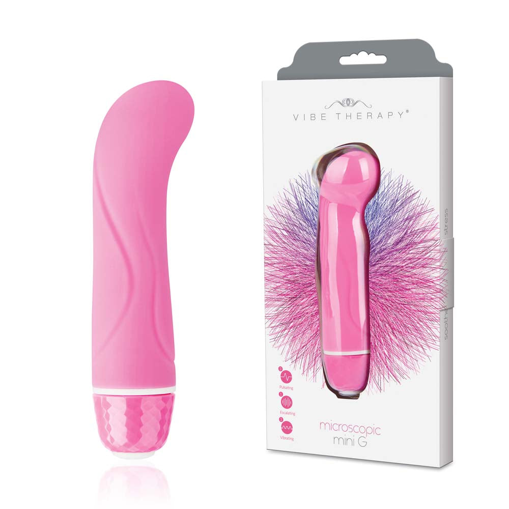 Packaging of the Vibe Therapy - Mini G in Pink color