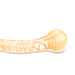 The Gläs Golden Orange Glass Wand Double Dildo and Anal Toy at glastoy.com
