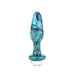 The Gläs Mercury Tranquil Silvered Blue Glass Butt Plug at glastoy.com