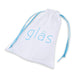 Storage Pouch of the Gläs 3.5 inch Rechargeable Remote Controlled Vibrating Glass Beaded Butt Plug at glastoy.com