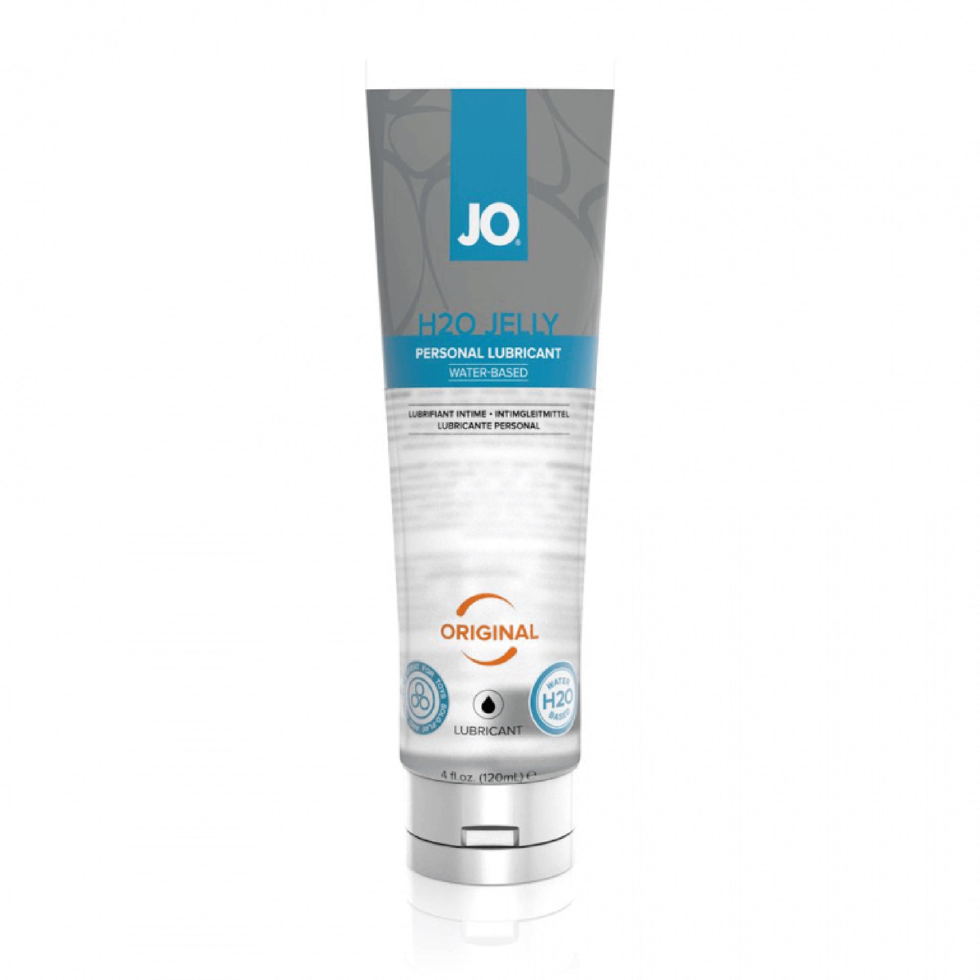System JO H2O Jelly Original Water-Based Lubricant (Four Ounces) - Gläs