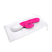 Rabbit Essentials Clitoral Suction Rabbit Vibrator in Hot Pink with travel/storage bag