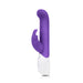 Rabbit Essentials Come Hither Curved Tip Rabbit Vibrator in Purple