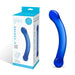 Packaging of the Gläs 6 inch Curved G-spot Blue Glass Dildo