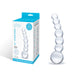 Packaging of the Gläs 5 inch Curved Glass Beaded Dildo