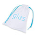 Storage Pouch of the Gläs 5 inch Curved Glass Beaded Dildo