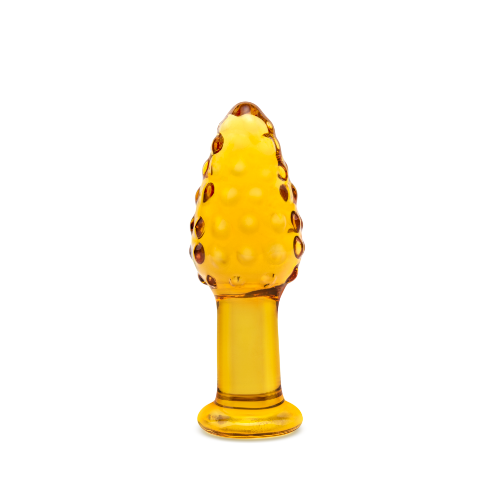 Shop the Gläs 4 inches Green Nubby Glass Buttplug