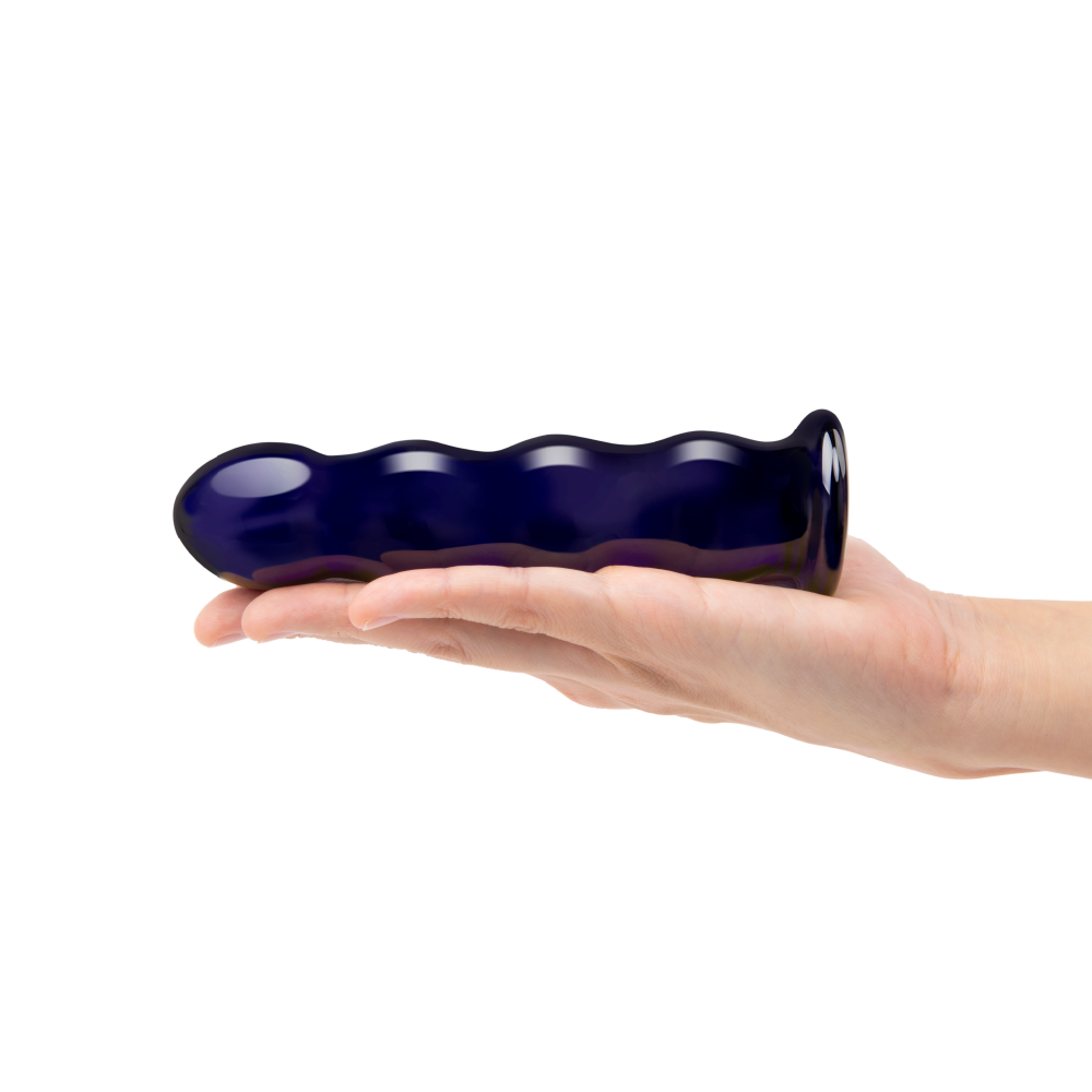 Shop the Gläs 6 inches Black Beaded Glass Buttplug