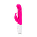 Rabbit Essentials Slim Shaft Thrusting Rabbit Vibrator with G-Spot Stimulation in Hot Pink