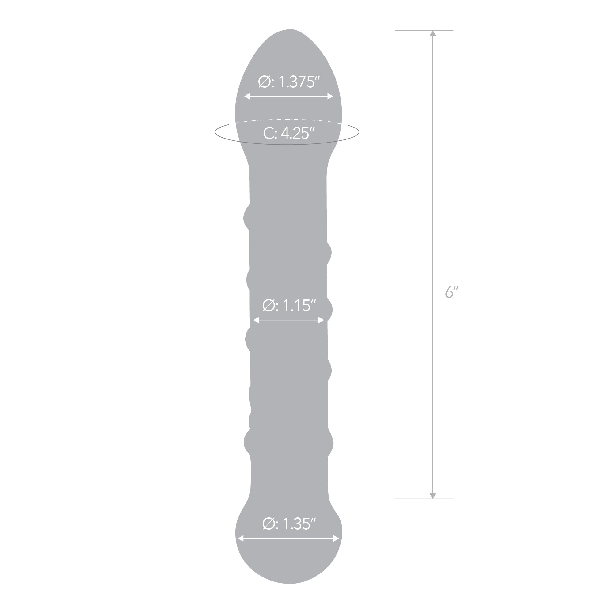 Specifications of the Gläs Spiral Staircase Full Tip Glass Dildo