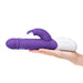Rabbit Essentials Thrusting Rabbit Vibrator with G-Spot Stimulation in Purple