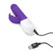Rabbit Essentials Thrusting Rabbit Vibrator with G-Spot Stimulation in Purple with Replacement USB Charging Wire