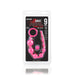 Packaging of Hustler Body-Safe Silicone Anal Beads (9 Beads) in Pink at glastoy.com