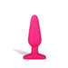 Hustler Seamless Silicone Butt Plug 5.5" in Hot Pink at Glastoy.com