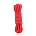 Lux Fetish Bondage Rope (3m / 10ft) - Red at glastoy.com