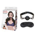 Packaging of Lux Fetish Breathable Ball Gag - Black at glastoy.com