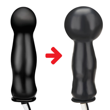 Lux Fetish 4.5" Inflatable Vibrating Butt Plug at Glastoy.com