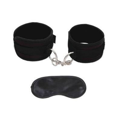 Lux Fetish Faux Leather BDSM Cuffs (Love Cuffs) at Glastoy.com