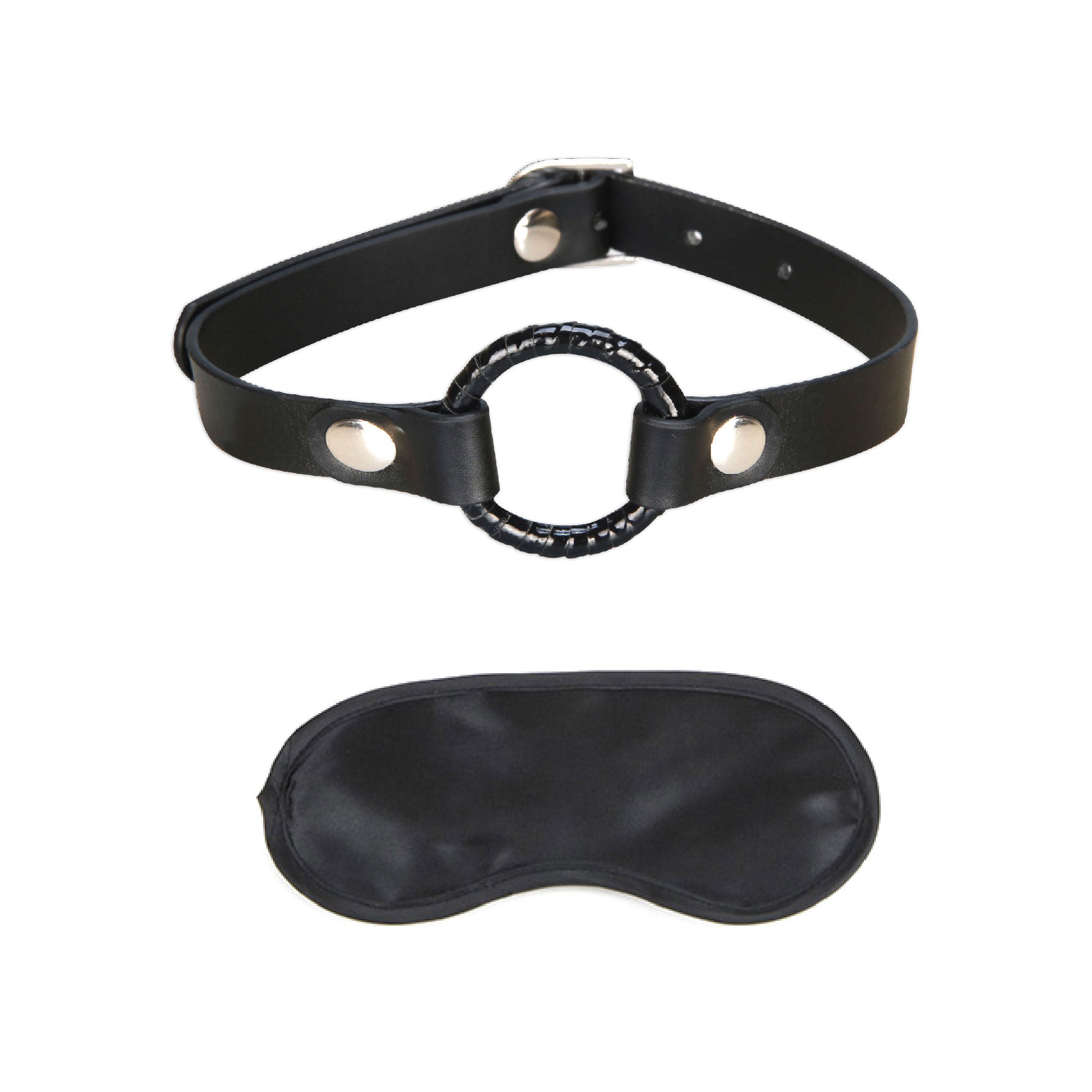 Lux Fetish Open Mouth Ring Gag Ball Gag at glastoy.com