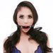 Lux Fetish Open Mouth Ring Gag Ball Gag at glastoy.com
