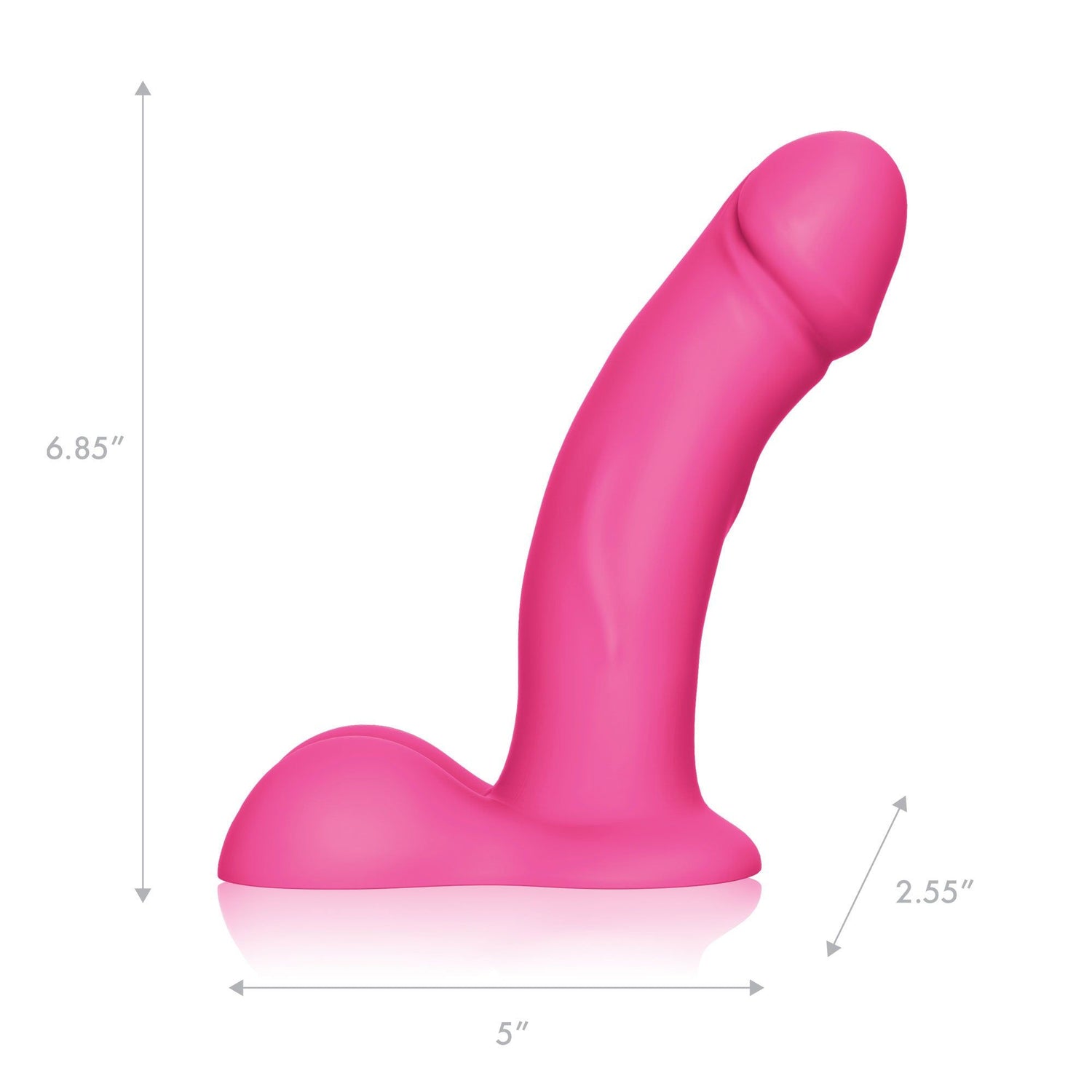 Pegasus 6.5" Realistic Silicone Vibrating Pegging Dildo and Balls with Remote Control and Adjustable Harness at glastoy.com