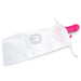 Rabbit Essentials Beads Rabbit Vibrator with Rotating Beads in Pink with Storage Pouch at Glastoy.com