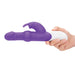 Rabbit Essentials Beads Rabbit Vibrator with Rotating Beads in Purple at Glastoy.com