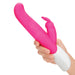Rabbit Essentials G-Spot Rabbit Vibrator with Rotating Shaft in Pink at glastoy.com