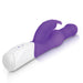 Shop the Rabbit Essentials Pearls Rabbit Vibrator with Rotating Shaft in Purple at Glastoy.com