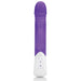 Rabbit Essentials Thrusting Rabbit Vibrator with Throbbing Shaft in Purple at glastoy.com