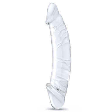 Gläs 10.5 inch Girthy Realistic Double Dong Double Ended Glass Dildo at glastoy.com 