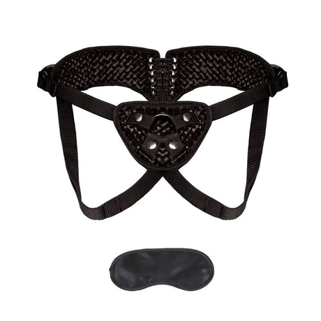 Buy the Diamond Velvet Strap-on Corset Set by Lux Fetish at Gläs