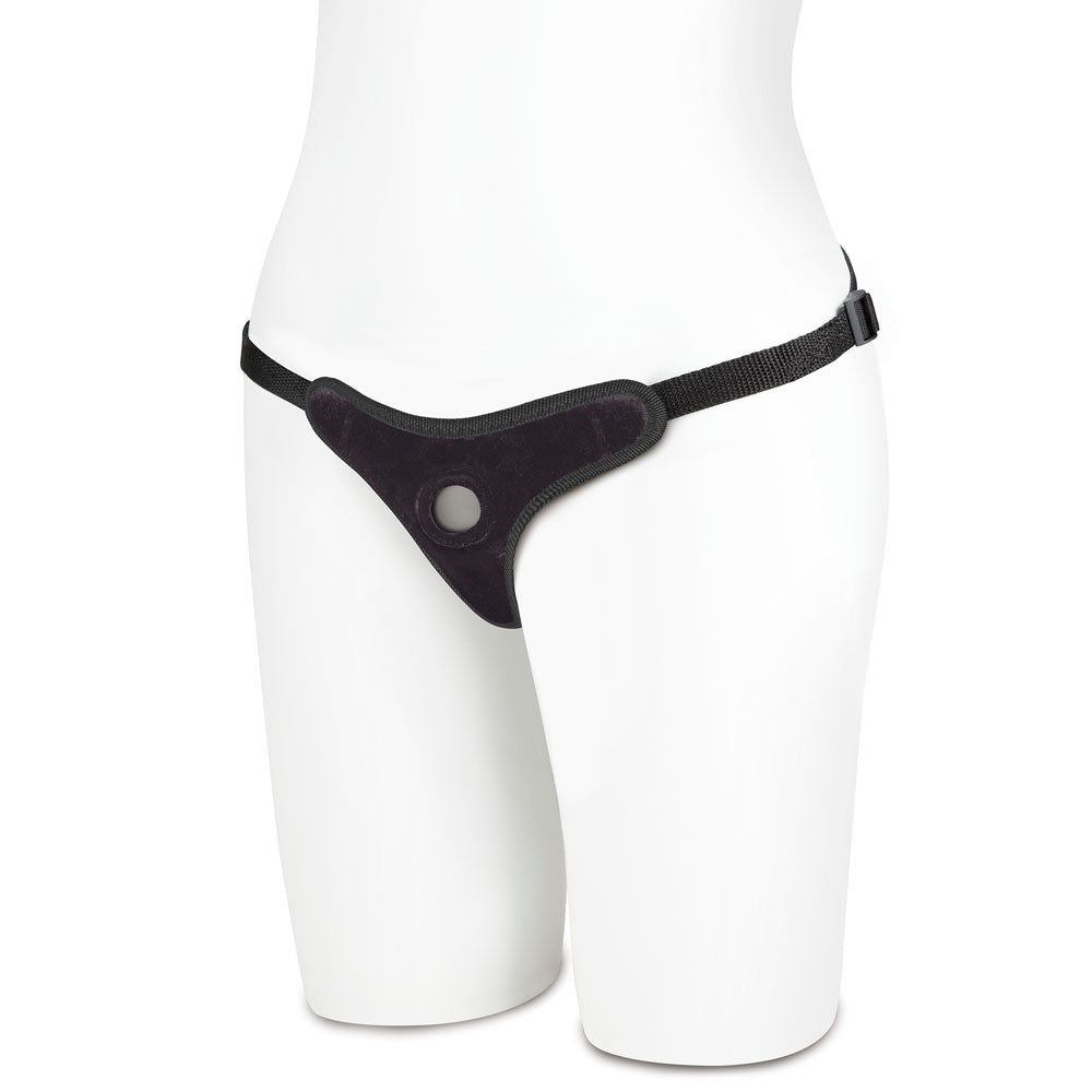Shop the Velvet Bikini Strap-on Harness Set by Lux Fetish at Glastoy.com