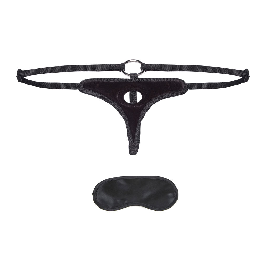 Shop the Velvet Bikini Strap-on Harness Set by Lux Fetish at Glastoy.com