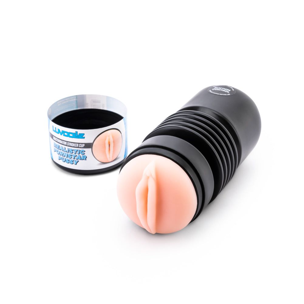 Luvdollz Realistic Male Masturbator Cup Wide Entry at glastoy.com