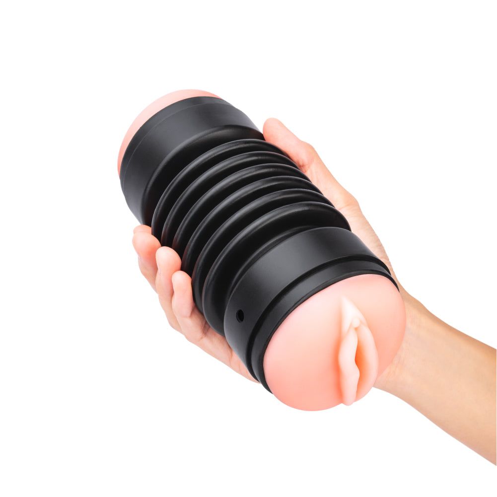 Luvdollz Ultra-Realistic Double-Entry Pussy & Blow Job Masturbator Cup at glastoy.com