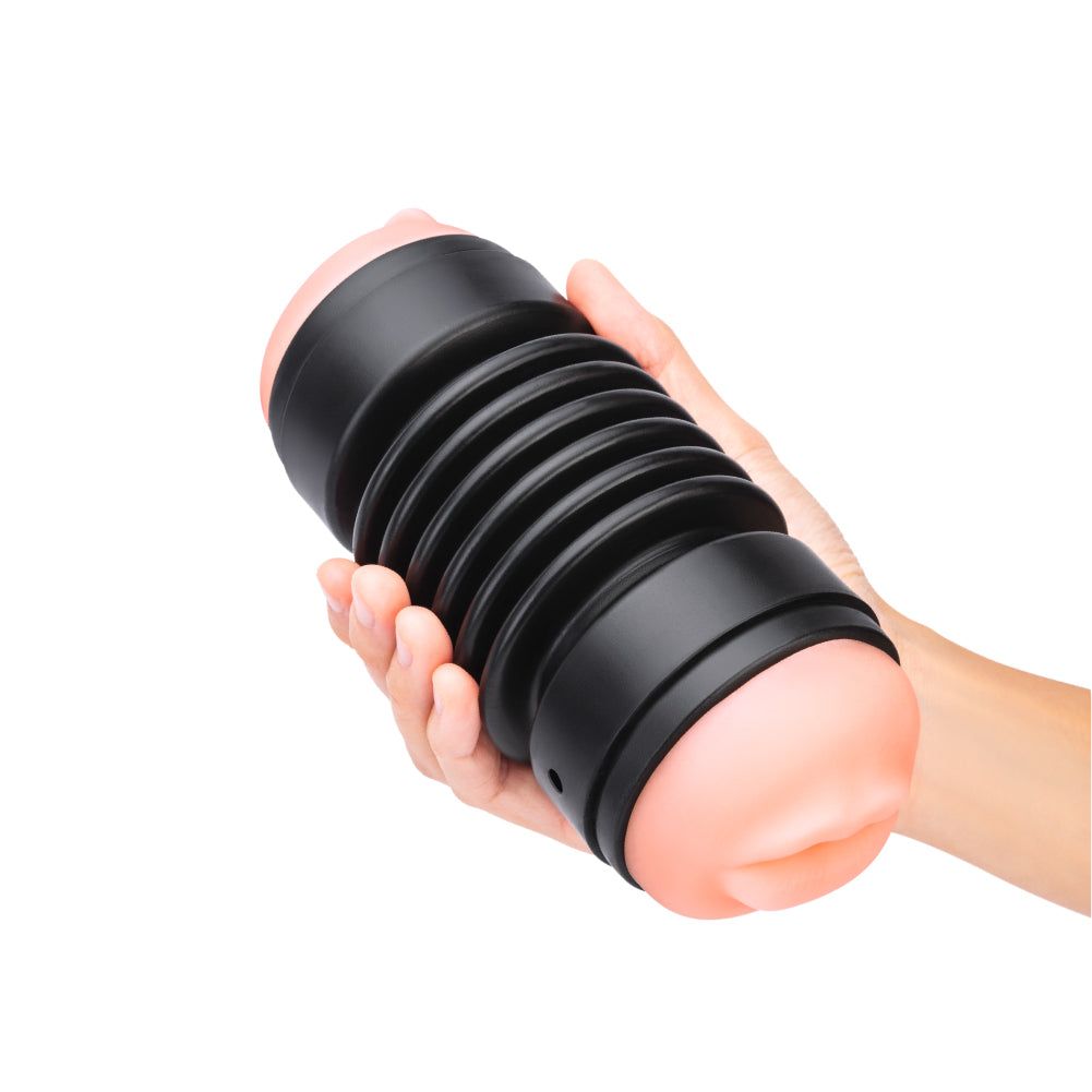 Luvdollz Ultra-Realistic Double-Entry Pussy & Blow Job Masturbator Cup at glastoy.com