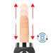 Lux Fetish Thrusting Remote-Controlled Rechargeable Compact Sex Machine by Gläs moves up and down