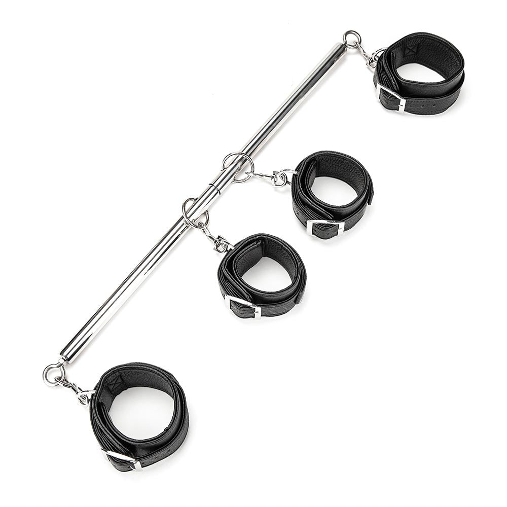 Shop the Lux Fetish 4 Cuff Expandable Spreader Bar Set With Detachable Wrist & Ankle Cuffs